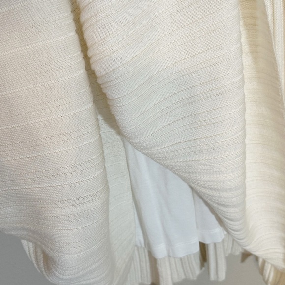 Sundance Ivory Pointelle Josalyn, BellSleeves Sweater Dress with Lining- size PL - Picture 10 of 11